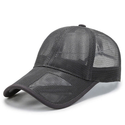 Trucker Cap Mesh Caps Snapback Hat Fishing Hat Full Hollow Outdoor Summer Caps