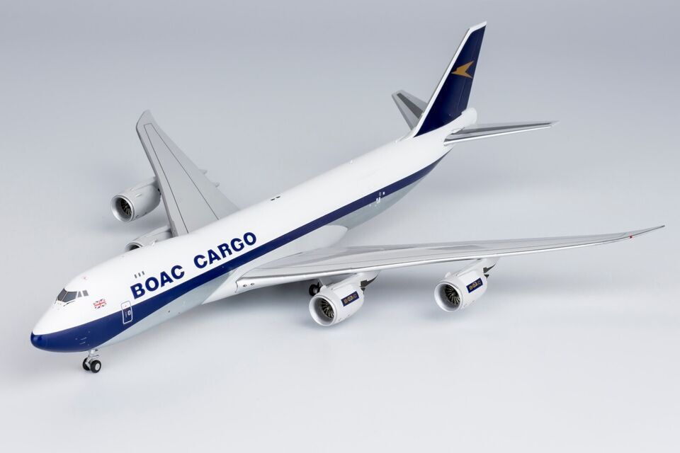 1:400 NG Model BOAC BOEING 747-8F Passenger Airplane Diecast Aircraft Model