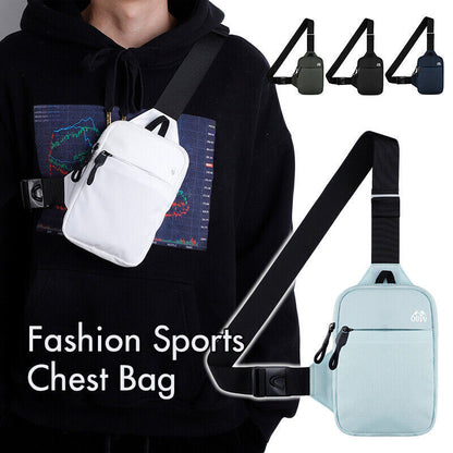 Mens Shoulder Sling Chest Bag Sport Outdoor Crossbody Wallet Nylon Waterproof