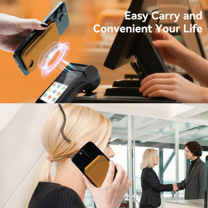 For Magsafe Wallet，Leather Magnetic Wallet for Phone with Adjustable Stand，5 Mag
