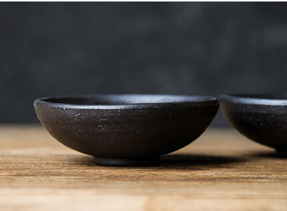 Chinese Zen Pottery Cups Monk Kung Fu Tea Cup Set Teaware Meditation Bowl