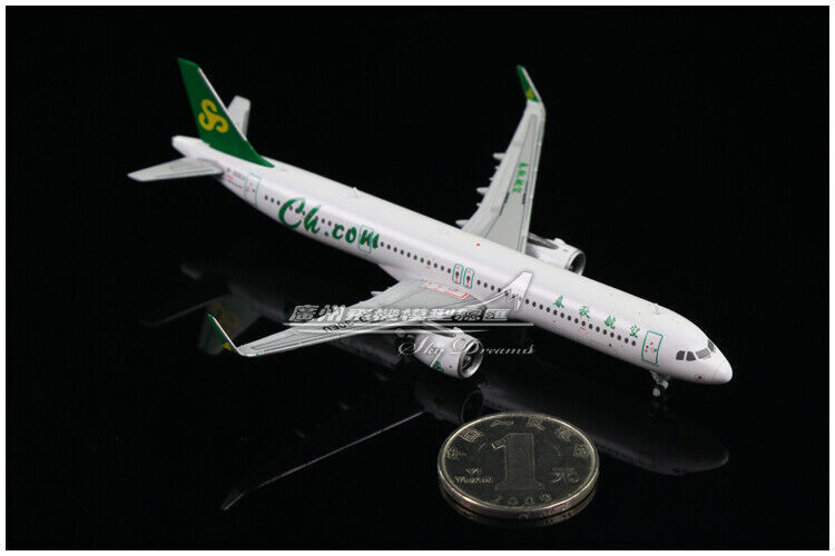 1:400 JC Wings Spring Airlines AIRBUS A321neo Passenger Airplane Diecast Model