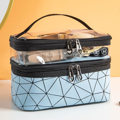 Multifunction Travel Clear Makeup 1PC Cosmetic Bag Toiletries Waterproof Storage