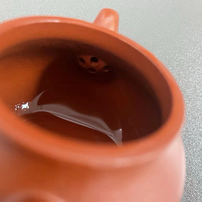 80cc Yixing Zisha Purple Clay Cusha Zhuni Handmade Tea Pot Small Duozhi Teapot