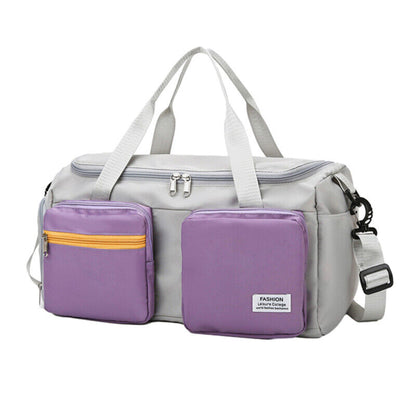 Holdall Sports Fitness Bag Leisure Yoga Bag Large Capacity Travel Shoulder Bag