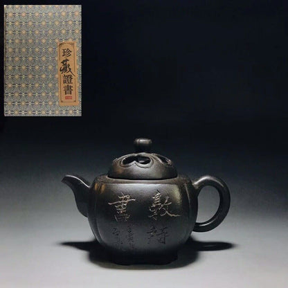 vintage chinese yixing purple clay teapot zisha ceremony fashion gift teaware
