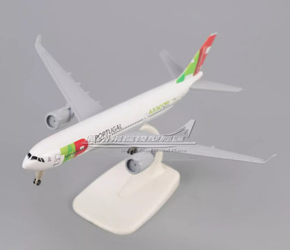20CM TAP PORTUGAL AIRBUS A330 Passenger Plane Airplane Diecast Aircraft Model