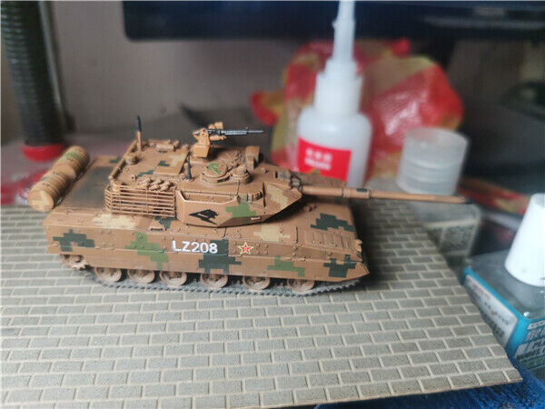 Homemade 1/72 Chinese Type 15 Light Military Tank Simple Painted Model Ornaments