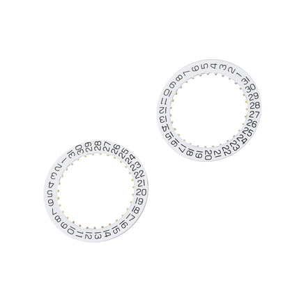 2Pcs Date IndicatorDisc Wheel Plate 2557 H3 For ETA 2804-2 2824-2 2892A2 F