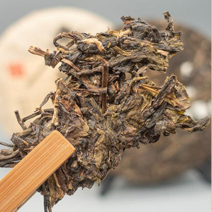 357g Laobanzhang Puerh Raw Tea Yunnan Qizi Pu-erh Sheng Tea Cake Pu'er Green Tea