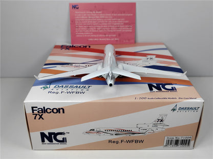 1:200 NG Model Dassault aviation Falcom 7x Airplane Diecast Aircraft Model