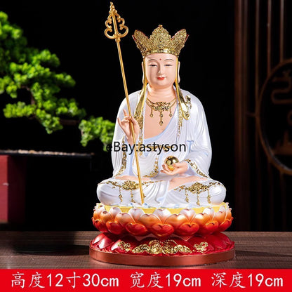 30cm Ksitigarbha Resin Buddha Statue Ksitigarbha King Buddha Statue Ornament