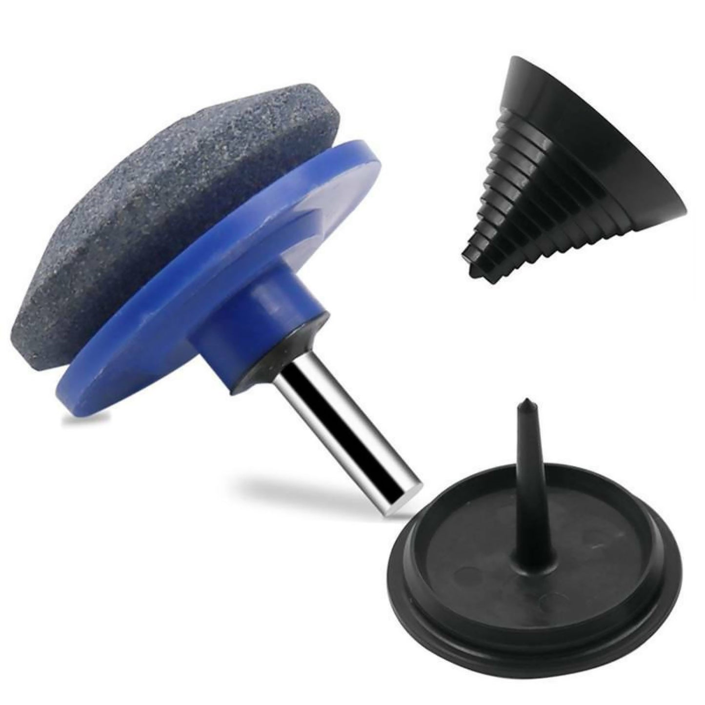 Mower Blade Balancer + Sharpener Set For Lawn Mower Tractor Garden Tools Kit