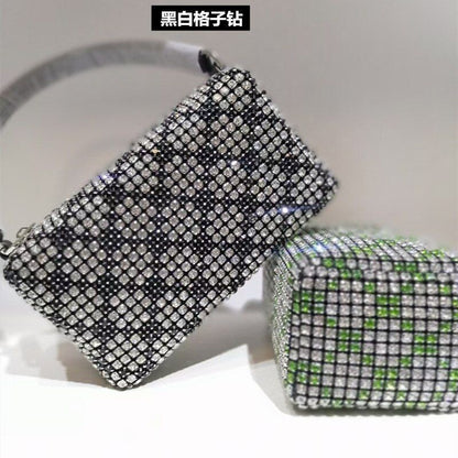 Evening Bag Purse Clutch Wedding Small Handbag Women Rhinestone Shoulder Bag 1PC
