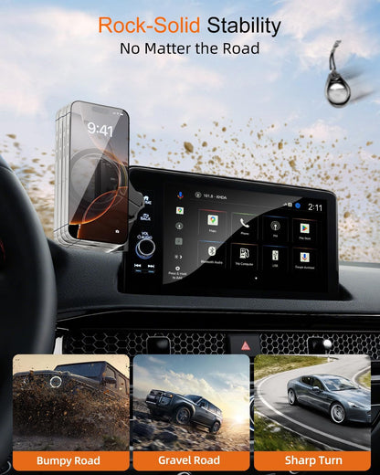 Magnetic Phone Holder for Honda Civic 11Th Gen 2022 2023 2024 2025 2026, 360° Ca