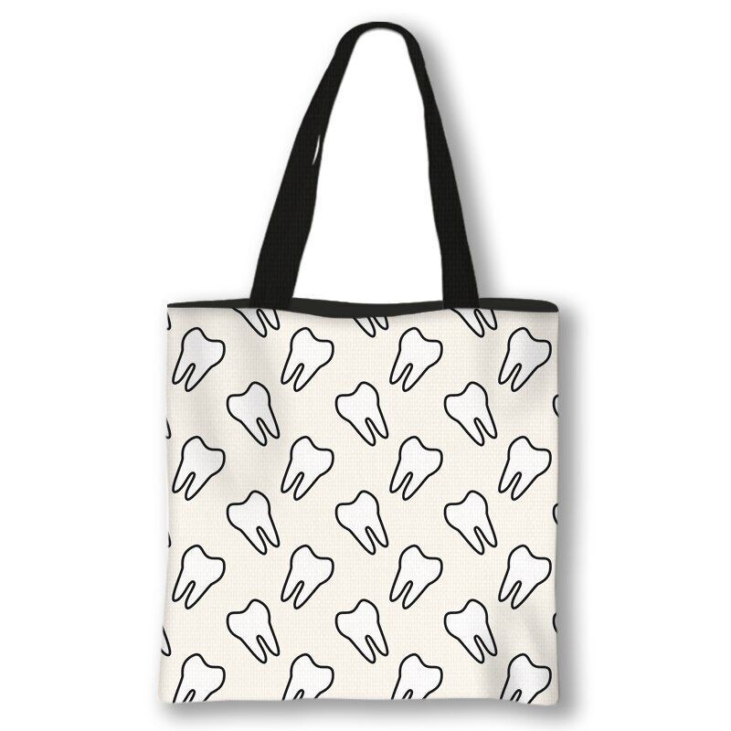 Handbag Casual Tote Bag Shoulder Purse Travelling Storage Pouch Polyester Print