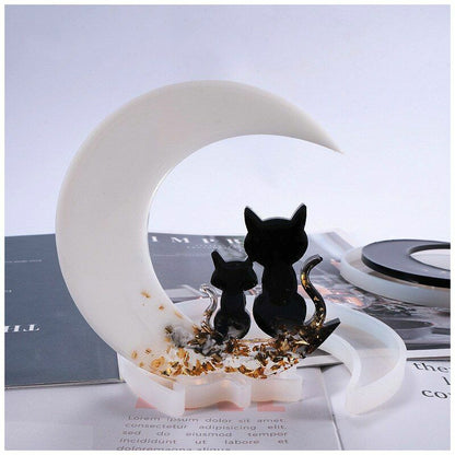 4Pcs/Set Fairy Tale Moon Animal Unicorn Mold Silicone Jewelry Craft Making Tools