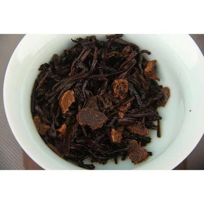 organic Tangerine Peel Pu-erh Tea Leaf Pu'er Black Tea Cooked tea Ripe puerh tea