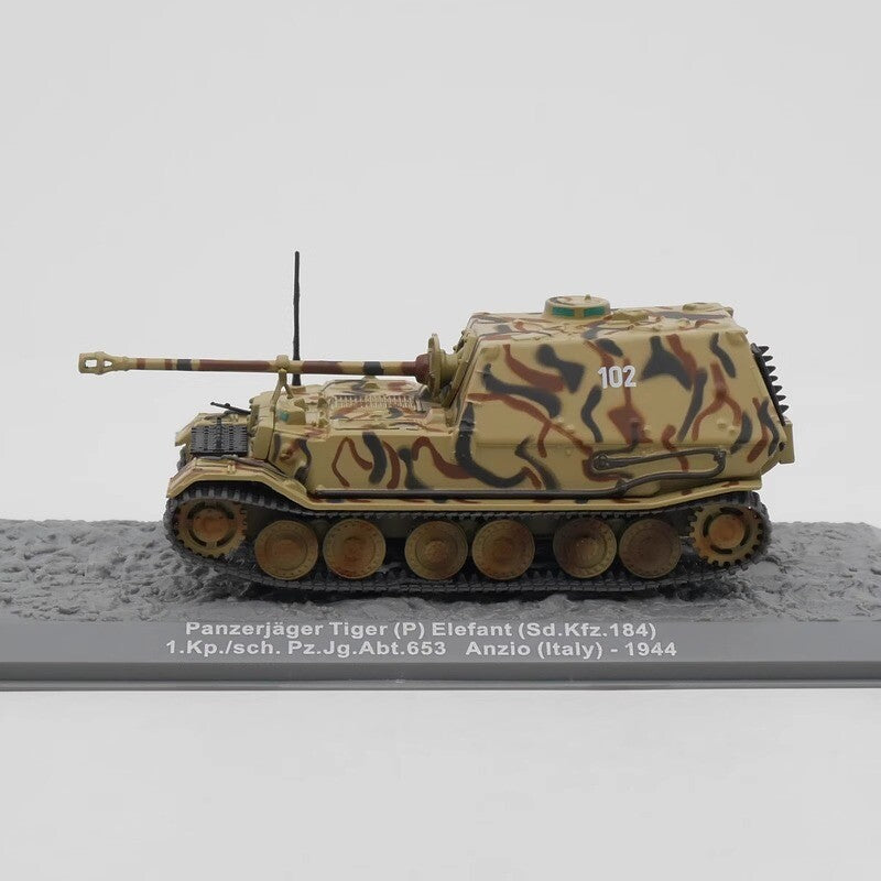 IXO 1/72 WWII German Elephant Tank Destroyer Military Alloy Model Ornaments