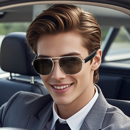 2025 Smart Bluetooth Glasses Open Earbuds Sunglasses 2 Speakers UV Resistant