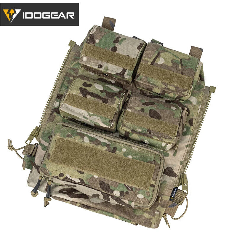Tactical Pouch Bag Zip On Panel Modular Backpack Pouch
