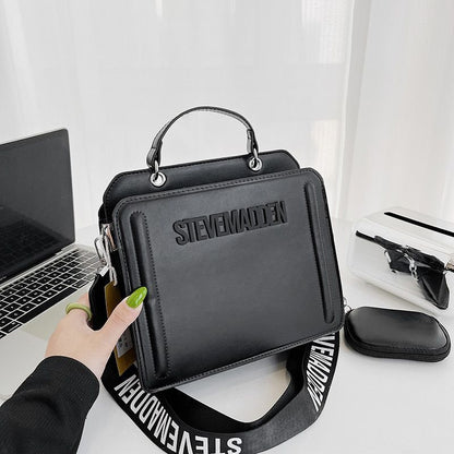 Luxury Shoulder Tote Bag Handbag Black White Red Blue Yellow Green Pink Purse