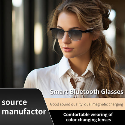 Smart Glasses Wireless Bluetooth Music Stereo Headset Audio Speaker Color Change