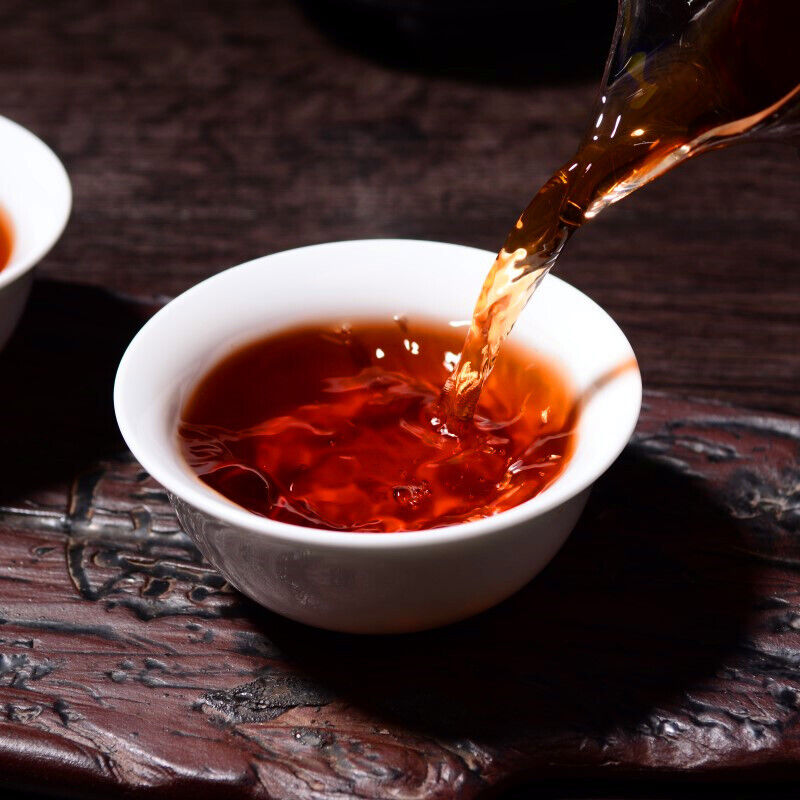 Top Organic Ripe Pu-erh Tea Handmade Yunnan Menghai Cooked Black Tea Cakes 357g