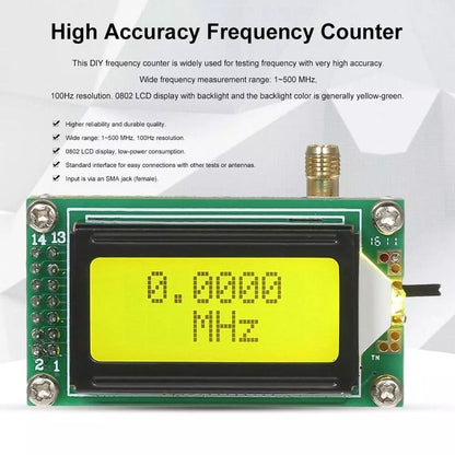 High Accuracy Frequency Counter 0802 LCD Display Tester Module For Ham Radio B