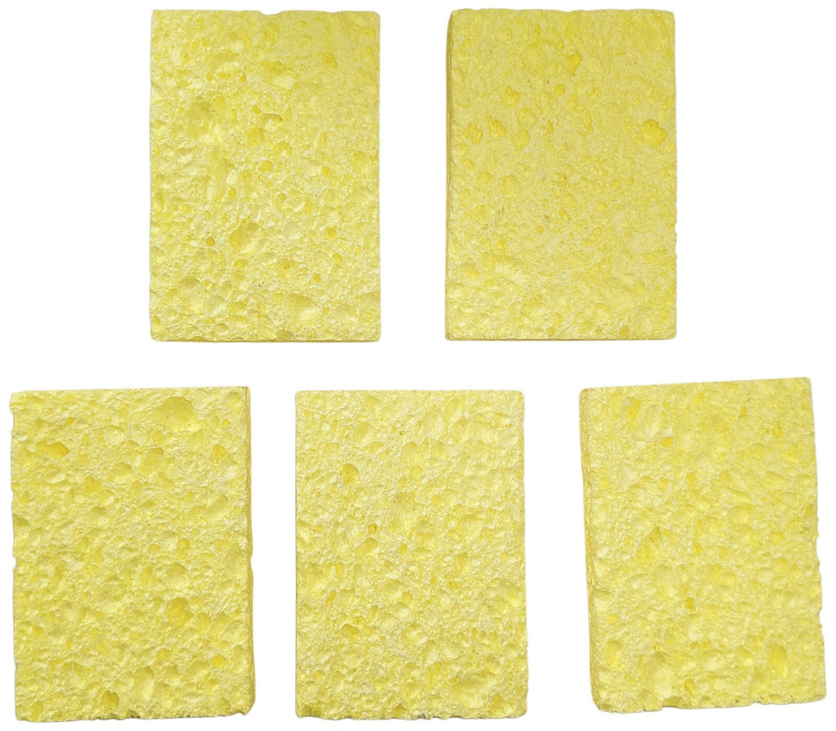 5 Pack Soldering Iron Tip Cleaning Sponge (2" x 2.75" x 0.40"), Ideal for 060842