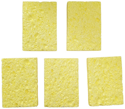 5 Pack Soldering Iron Tip Cleaning Sponge (2" x 2.75" x 0.40"), Ideal for 060842