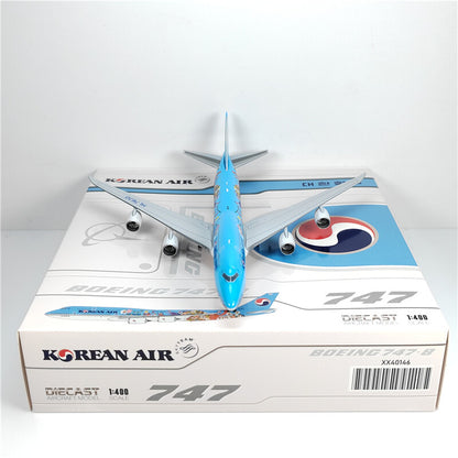 1:400 JC Wings KOREAN AIR BOEING B747-8 Passenger Airplane Diecast Model