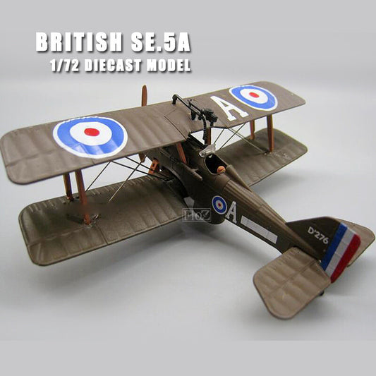 BRITISH SE.5a 1/72 diecast plane model aircraft AMER