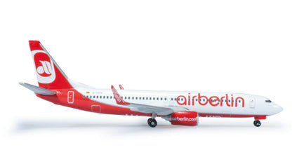1:500 Herpa Air Berlin BOEING 737-800 Passenger Aircraft Diecast Airplane Model