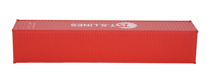 1:87 TS LINES 40GP Metal Shipping Container Model Toy Home Office Decor Gift
