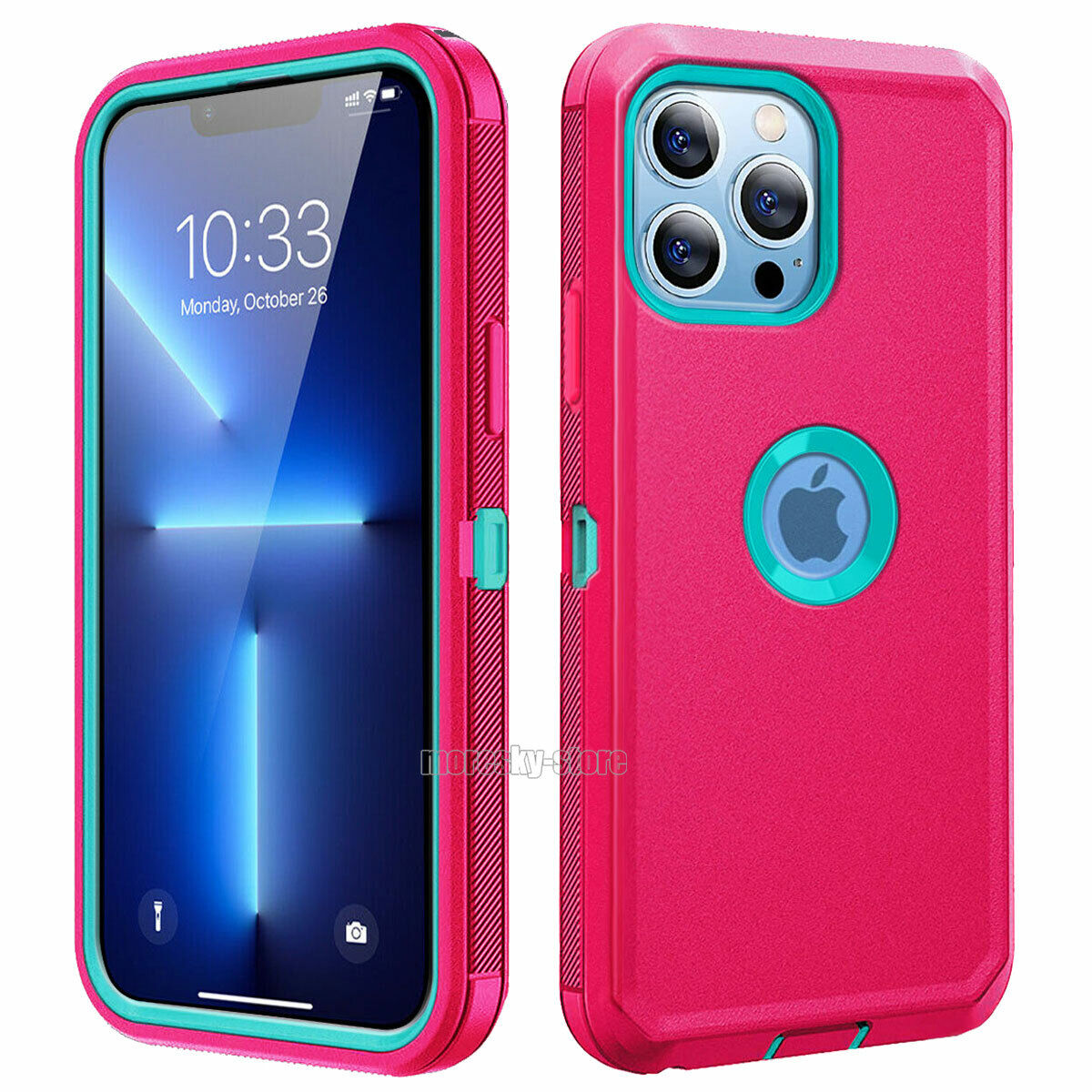 For iPhone 13 Pro Max 13 mini Phone Case Shockproof Rubber Heavy Duty Hard Cover