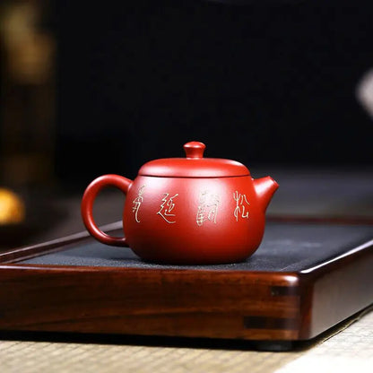 Yixing Purple Clay Teapot Raw Ore Crane Teaware Oolong Tea Set pot Filter Kettle