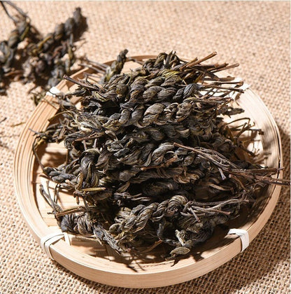 500g Plait Uncooked Puer Handmade Snowy Mountain Braided Loose Meng Ku Puer Tea