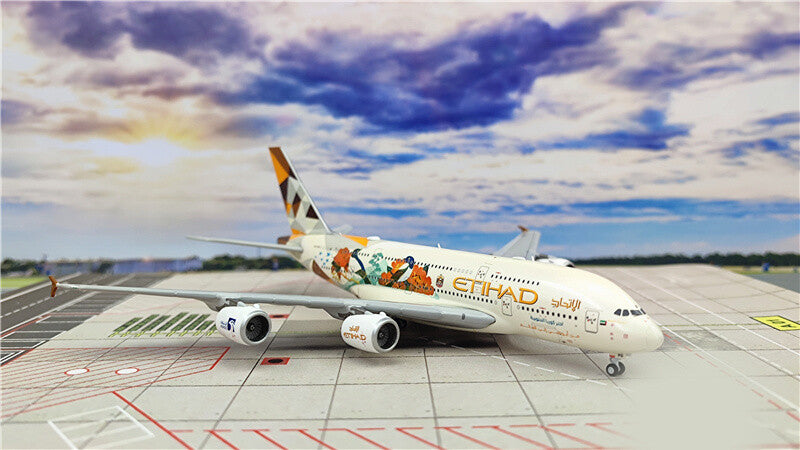 JC Wings Etihad Airways For Airbus A380 A6-APD South Korea 1/400 plane Pre-built