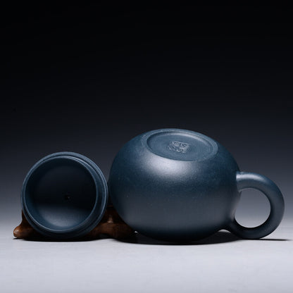 6oz Handmade Tea Pot Ball Shaped Infuser Holes Water Lock Yixing Zisha Xishi Pot