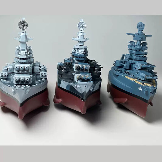 War II USS Missouri Montana Battleship Ship Model 3D printed static model