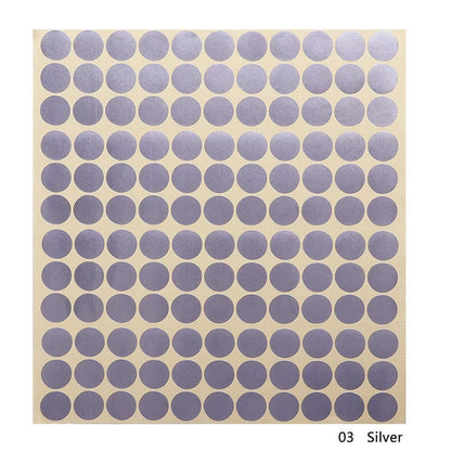 Paper Stickers 132Pcs Colorful Sheets Glass Essential Oil Bottle Caps Lid Labels