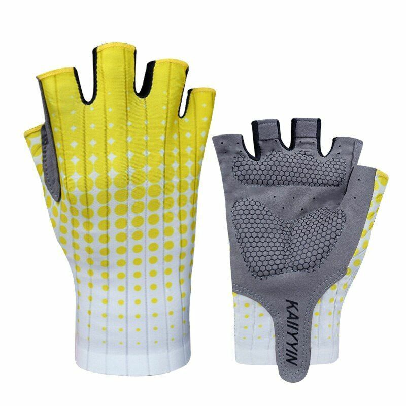 Cycling Gloves Aero Bike Team Half Finger Outdoor Road Sport Men Women Bicycle