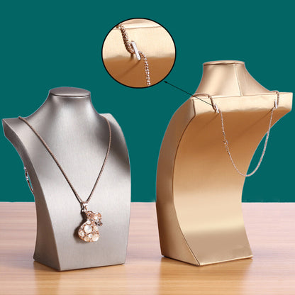 Showcase Necklace Holder Pendant Chain Jewelry Neck Bust Elegant Display Stand