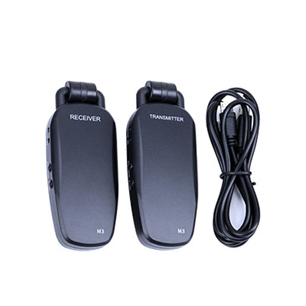 2Pcs Portable Electric Guitar Digital Transmitter Guitar Bass Receiver System