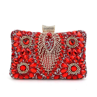 Green Tassel Women Evening Bags Shoulder Handbags For Party Holder Purse