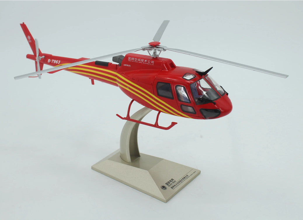 1:32 42CM State Grid H125 Squirrel Helicopter Aeroplane Diecast Aircraft Model