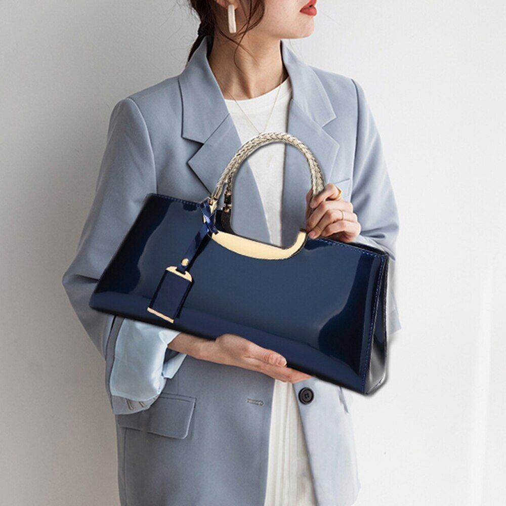 Women's Tote Handbags PU Leather Handle Top-Handle Bag Phone Crossbody Bags