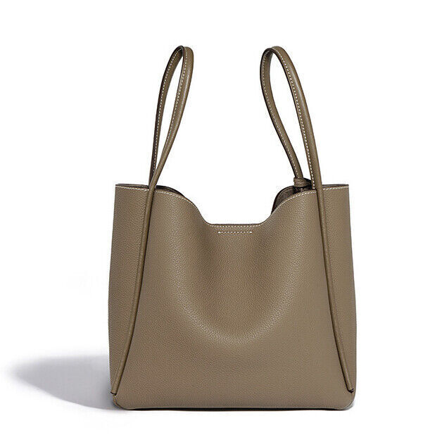 100% Genuine Leather Women's Classic Handbag Crossbody Shoulder Bag Satchel Tote
