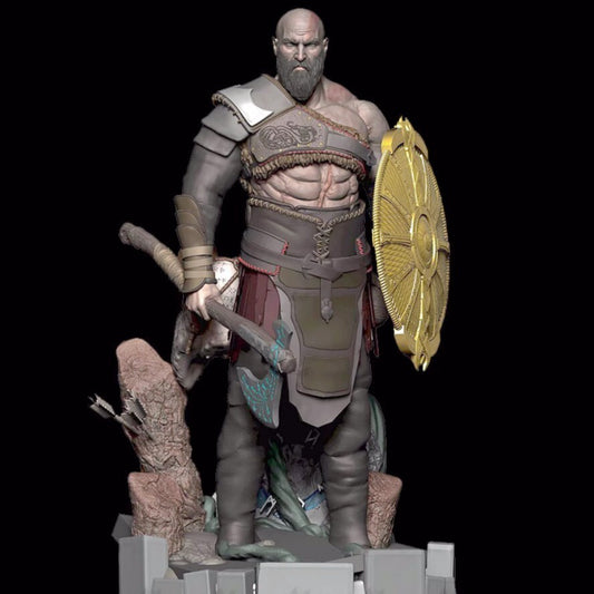 1/24 resin figures model Kui Ye's "God of War" Unassembled Unpainted